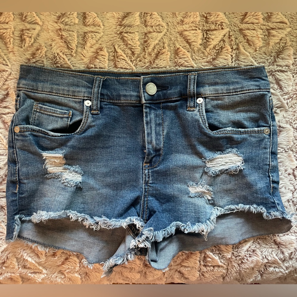 Blank NYC Blue Denim Shorts